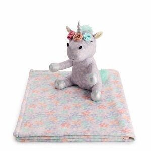 NWT The Big One Kids™ Purple Unicorn Buddy & Throw 50”x60” Blanket